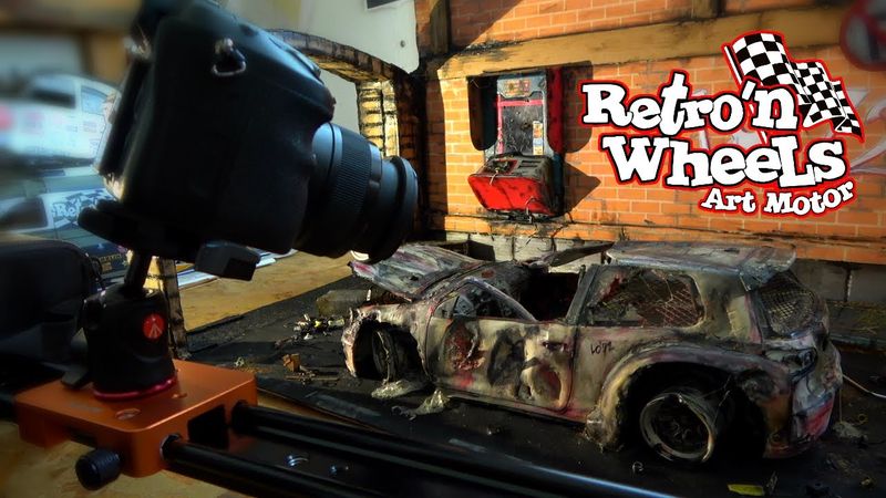 RETRONWHEELS -Texaco Garage - Diorama apocalíptico 1/10