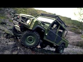 Rc Crawler BOOMRACING Defender D110 Pickup Off-road Diving 4x4 Rc Car [Video by CNRC]