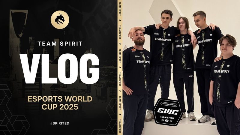TEAM SPIRIT: EWC RIYADH 2025 VLOG