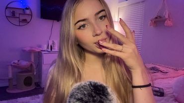 ASMR Spit Painting and Personal Attention! (wet mouth sounds, no real spit)