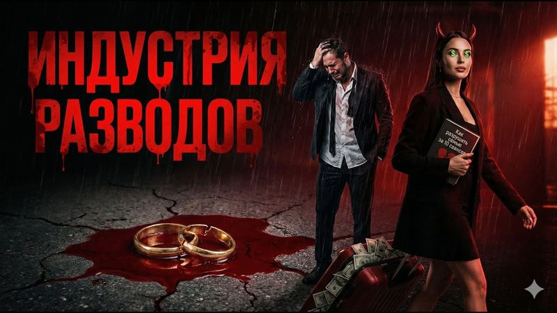 ИНДУСТРИЯ РАЗВОДОВ. Как псевдо психологи уничтожают семьи и почему мужчины выбирают одиночество