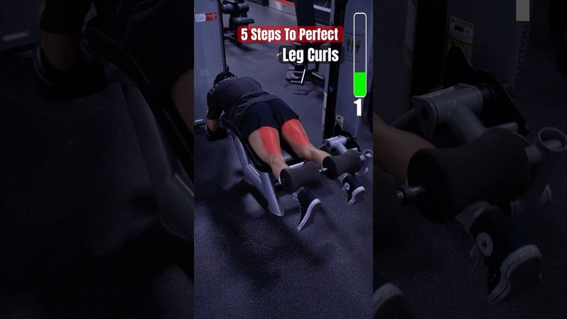 5 Steps to Perfect Leg Curls ⚠️ #hamstrings