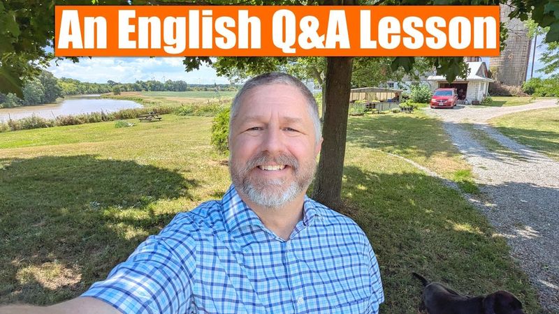 A Live English Lesson with Bob - Come and Ask Your Questions!