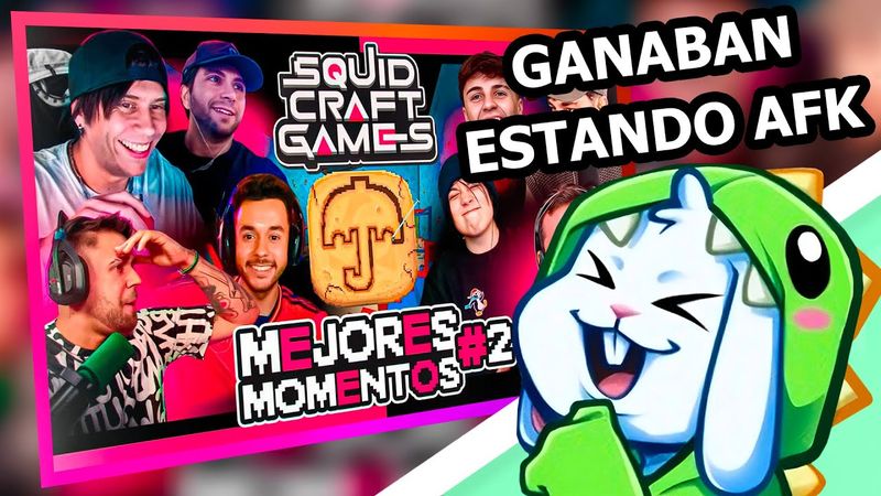 CONTER reacciona a MEJORES MOMENTOS SQUID CRAFT GAMES 4 #2 | AURON,RUBIUS,ILLOJUAN, SPREEN,VEGETTA !