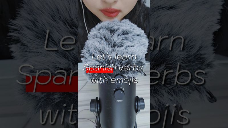 Spanish Emoji Challenge  #asmr #español #spanish #shorts