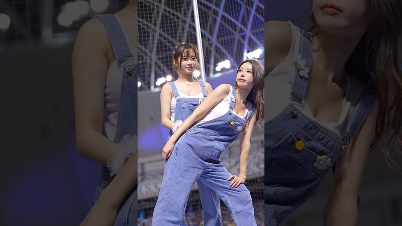 珠珢跟雅英常常在搞怪 自己玩得很開心🤣@Jueun_0724 @yyyoungggggg @最佳攝誠 #李珠珢 #이주은 #李雅英 #이아영 #cheerleader #fancam