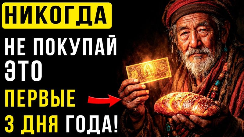 ПЕРВАЯ Покупка В Новом ГОДУ! Не тратьте деньги на ерунду первые 3 дня | Мудрость Тибета