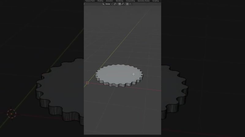 Как из svg сделать 3д модель в Blender. #blender #tutorial #svgto3d #shorts #3d