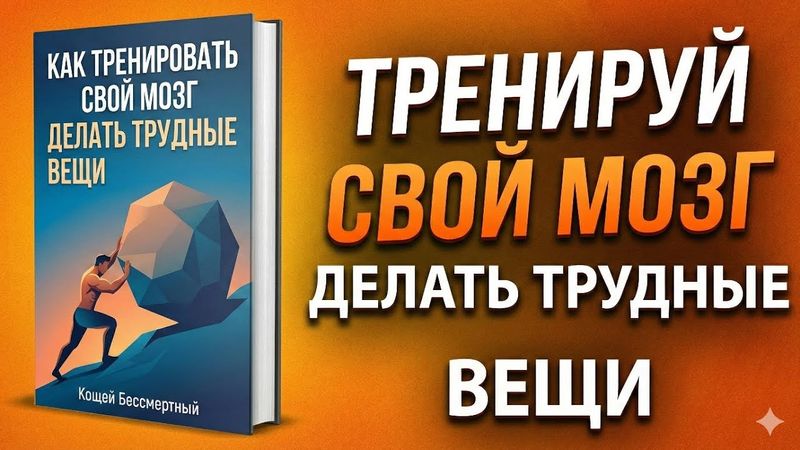 Как Тренировать Мозг, Чтобы Легко Делать Сложные Вещи | Мотивационная Аудиокнига Полностью  Развитие