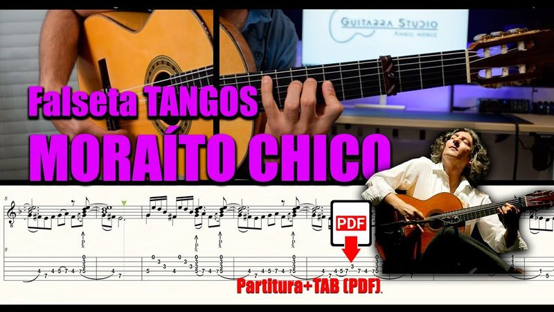 Falseta de TANGOS (4/4) / MORAÍTO CHICO / Partitura + TAB (PDF)