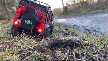 Traxxas TRX4m Land Rover first run