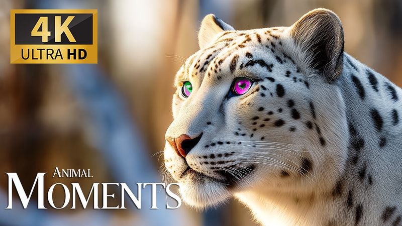Incredible 4K Animal Moments 🐾 Explore Nature’s Beauty with Soothing Music for Peaceful Calm