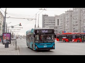 Поездка на троллейбусе МАЗ-303Т22 2022 по маршруту 3 город Казань!