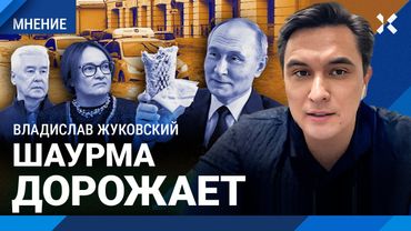 ЖУКОВСКИЙ: Цены на еду выросли вдвое. Индекс шаурмы и новости экономики. Почему ЦБ снизил ставку