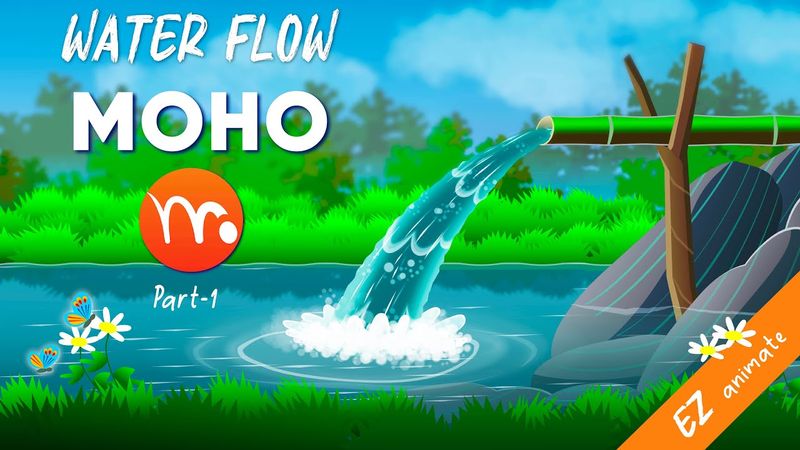 How to create stylish water flow in Moho (Part-1)