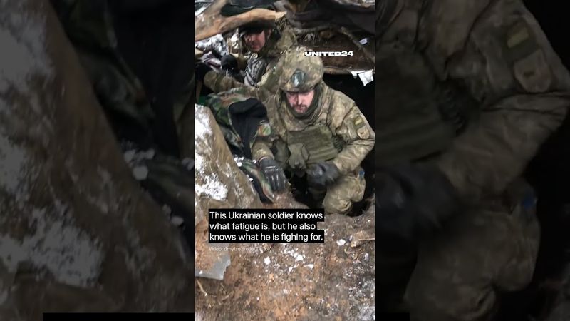 Dies ist das Leben ukrainischer Soldaten an der Front #Krieginukraine