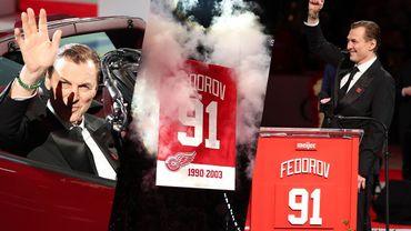 Red Wings retire #91 for Sergei Fedorov