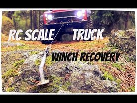 Traxxas TRX-4 RC Scale Truck winch RECOVERY and Crawling 6#