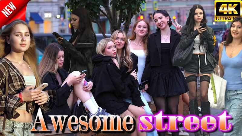 💓Amazing stylish girls and young men in the very center of Moscow 2025
