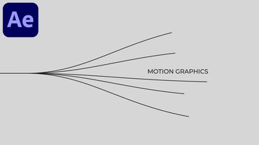 Line Motion Graphics Text Animation in After Effects - After Effects Tutorial