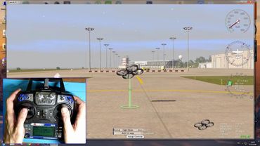 Flysky fs-i6. Подключение с симулятору.