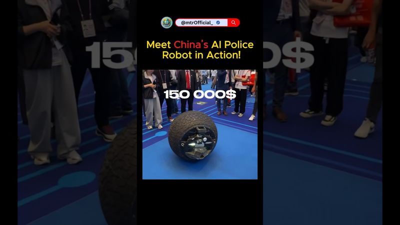 🔥 China's AI Police Robot: The Future of Security Is Here 🚨🤖
