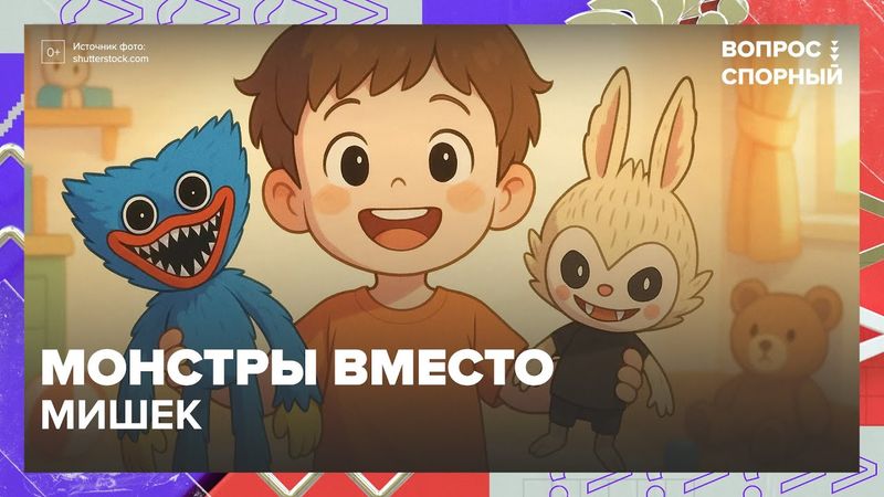 Монстры вместо мишек: почему дети выбирают страшные игрушки? Споры, запреты и экспертизы