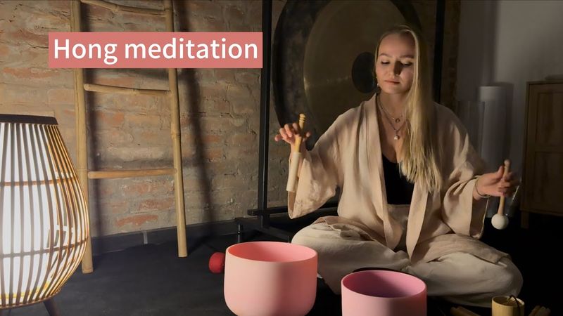 Relaxing sound healing meditation