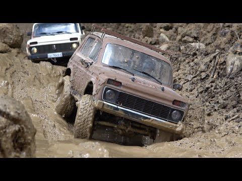 RC CRAWLER EPIC 2 LADA NIVA, 4X4 Models SLOW Video, Scale 1/10