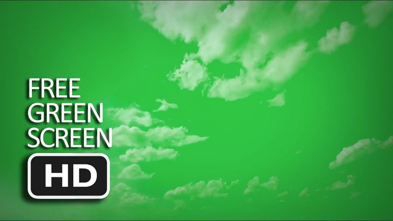 Free Green Screen - Realistic Moving Clouds