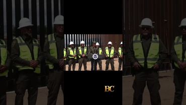 Il segretario del DHS Noem afferma che l'intero muro al confine meridionale sarà dipinto di nero