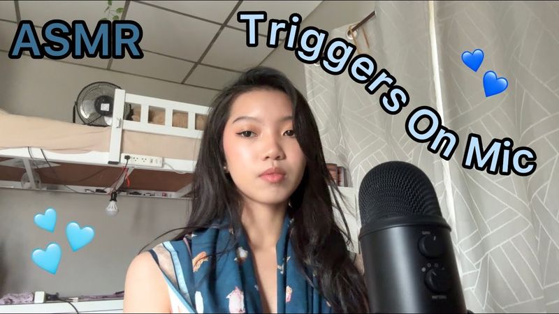 ASMR|Triggers On Mic(For Sleep)😴