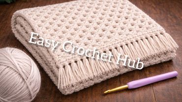 WOW, JUST ONE ROW! Crochet pattern for scarves and blankets.