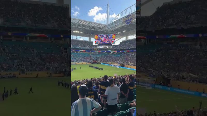 La hinchada de Boca hizo temblar Miami con “Boca, mi buen amigo” 🔊🇦🇷 | Fanatiz On Tour