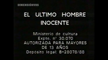 El último hombre inocente (1987) VHS - Película completa en español