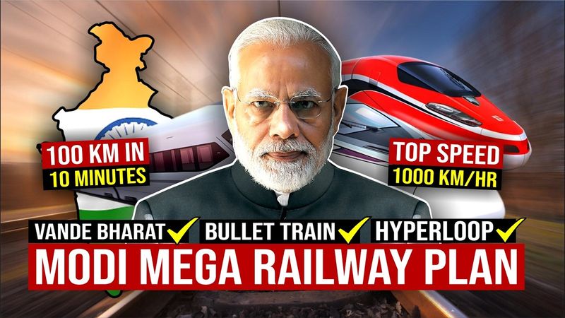 MODI Mega HYPERLOOP Projects Transform Indian Railways | India Economy 2025 | Update | Bullet Train