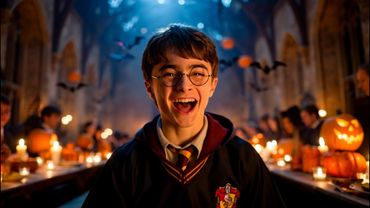 Hogwarts Halloween Ball! Music video AI