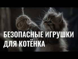 Как выбрать безопасные игрушки для котёнка?