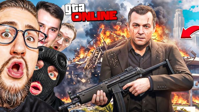 МАЙКЛ МЕРТВ??? ОГРАБИЛИ ИСКУССТВЕННЫЙ ИНТЕЛЛЕКТ! ПОЛНОЕ ПРОХОЖДЕНИЕ ОБНОВЛЕНИЯ В GTA 5 ONLINE