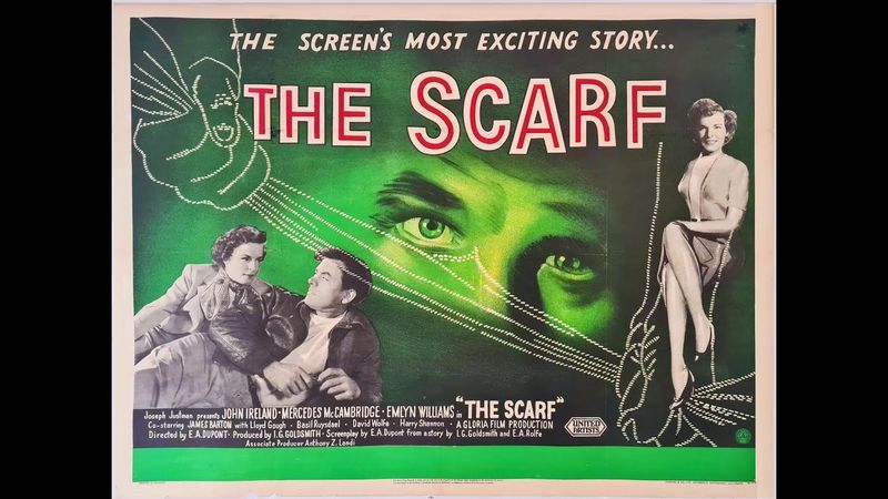 John Ireland & Mercedes McCambridge in "The Scarf" (1951)