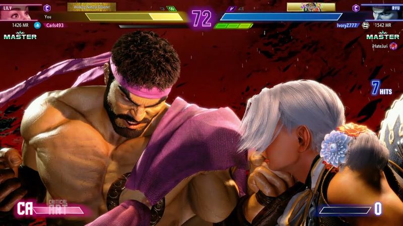 Street Fighter 6: Match #975 (Ranked): Carls493 (Lily) Vs. IvoryZ777 (Ryu)