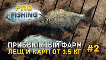 Pro Fishing #2 - Прибыльный фарм. Лещ и Карп от 1.5 кг