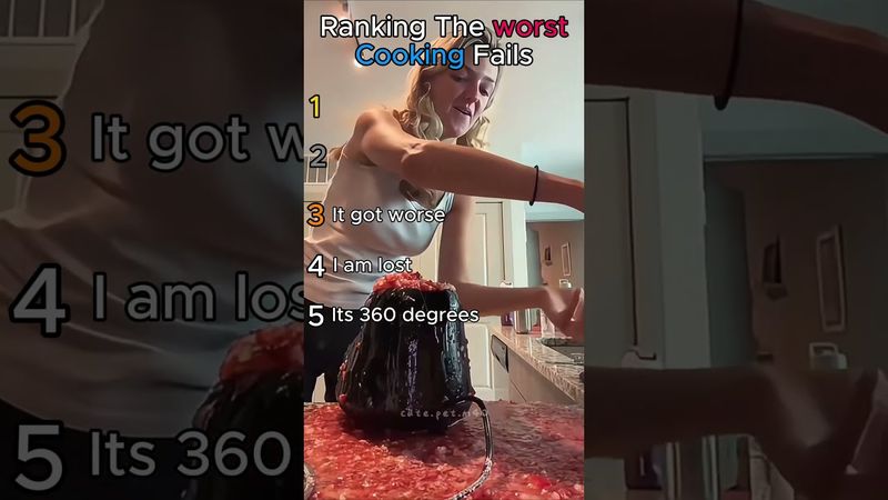 Ranking the worst Cooking Fails
