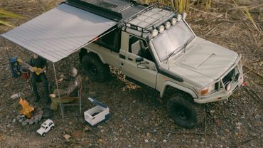 1/10 Scale Rc Killerbody Lc70 - SCX10  Driving and Camping #1