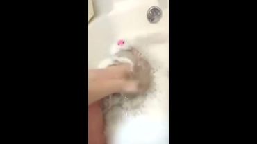 Bath tub night routine 5 with Tia