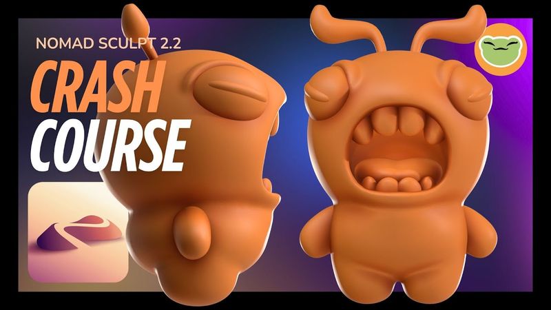 Nomad Sculpt Crash Course for Beginners | Alien Frog