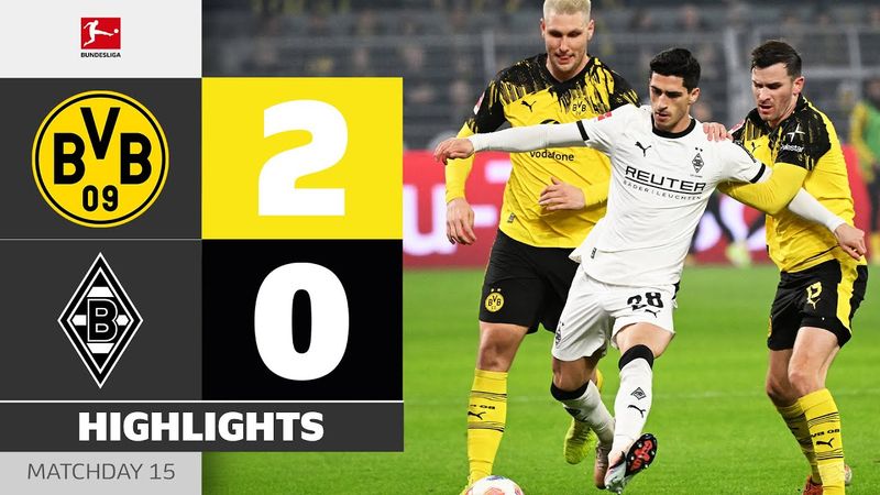 BORUSSIA DORTMUND - BORUSSIA M'GLADBACH | Highlights | Matchday 15 – Bundesliga 2025/26