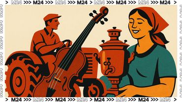 Скрипка Страдивари, самовары и тракторы: как снимали культовое советское кино | Москва 24