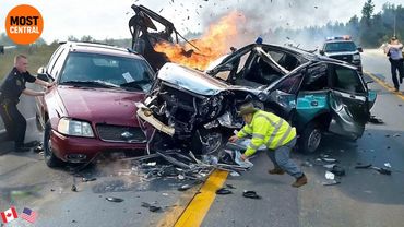 Crazy moments Car Crashes Moments Compilation Of Idiots in Cars Caught On Camera#1