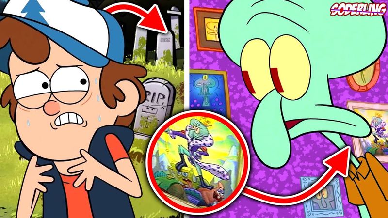 10 Невероятных Деталей в Мультсериалах, которые Вы Не Заметили! #2